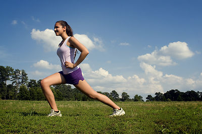 Woman Stretching - Sports Hyperbaric Chambers